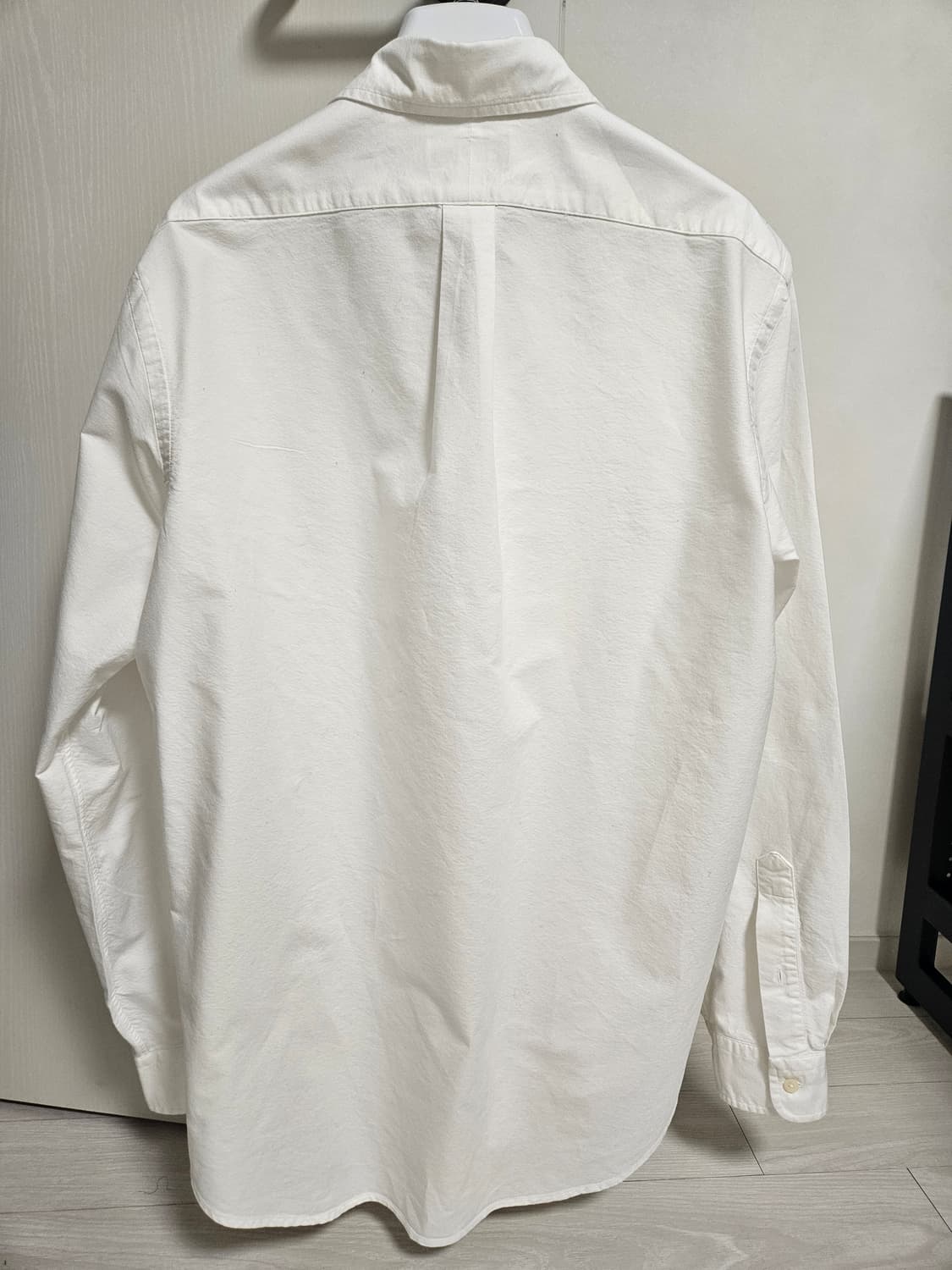(미착용)폴로랄프로렌 가먼트 다이 옥스포드 셔츠 화이트 L 상품이미지3