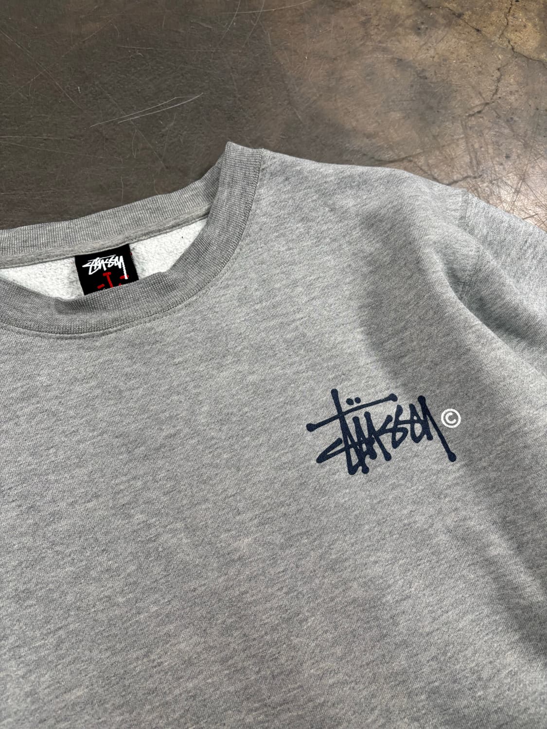 00s 스투시 스탁로고 스웻셔츠 상품이미지6