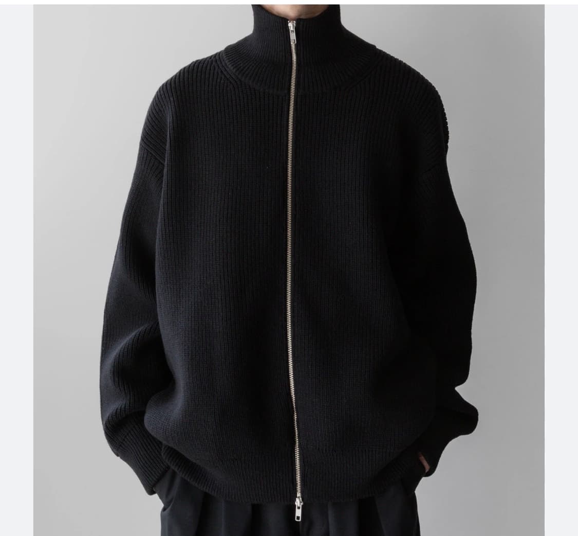 Stein 슈테인 오버사이즈드 드라이브 니트 집업 자켓 상품이미지2