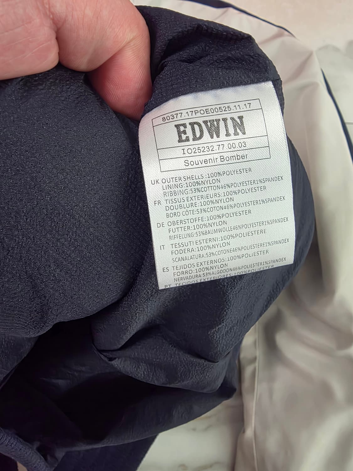 EDWIN “TEIDE” Souvenir Bomber 상품이미지3
