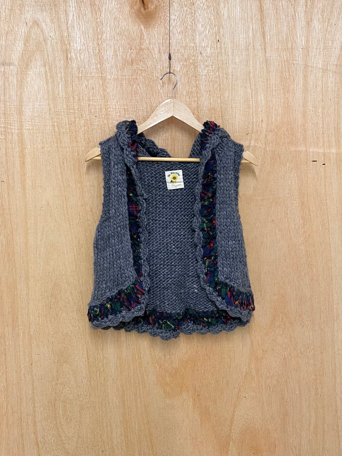 BEAMS knit hood vest 빔스 후드 니트 베스트 상품이미지3