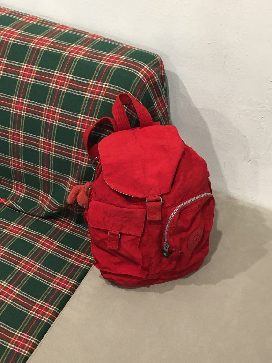 키플링 복조리 백팩 레드 상품이미지3