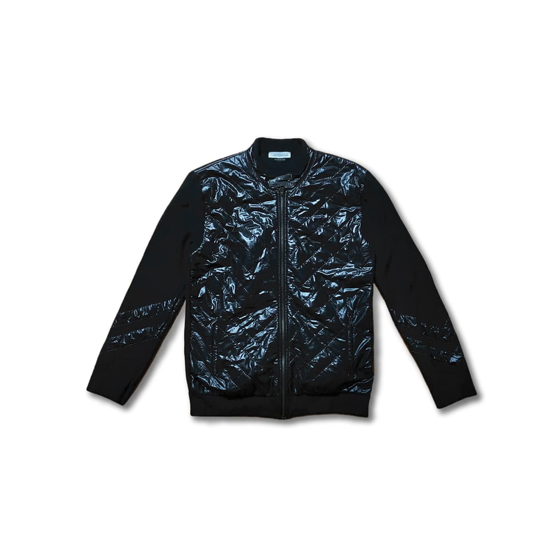 Sleek Nylon Fuse Knit Jacket 상품이미지1