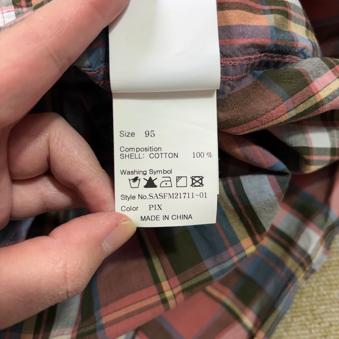 series 어반 제너레이션 체크 셔츠(95) 상품이미지7