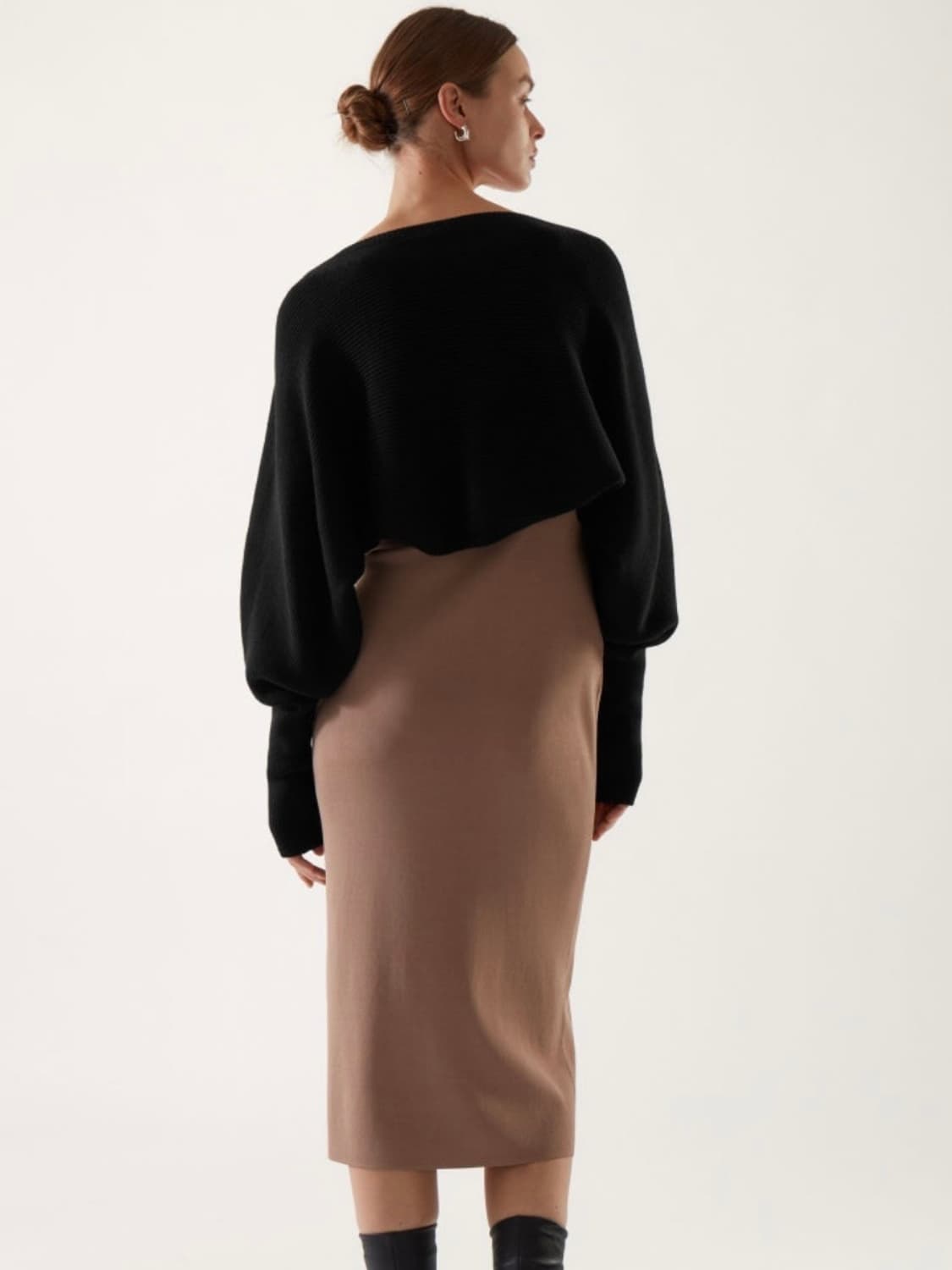 COS 코스 니티드 메리노 울 하이브리드 가디건 상품이미지4