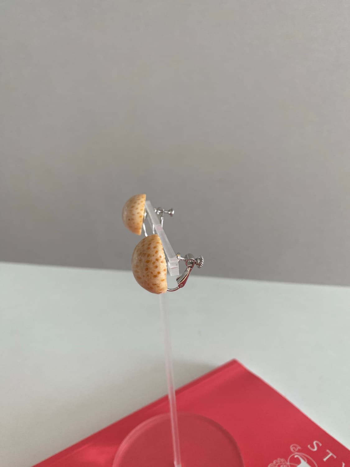 빈티지 버섯모양 귀찌 귀걸이 상품이미지4