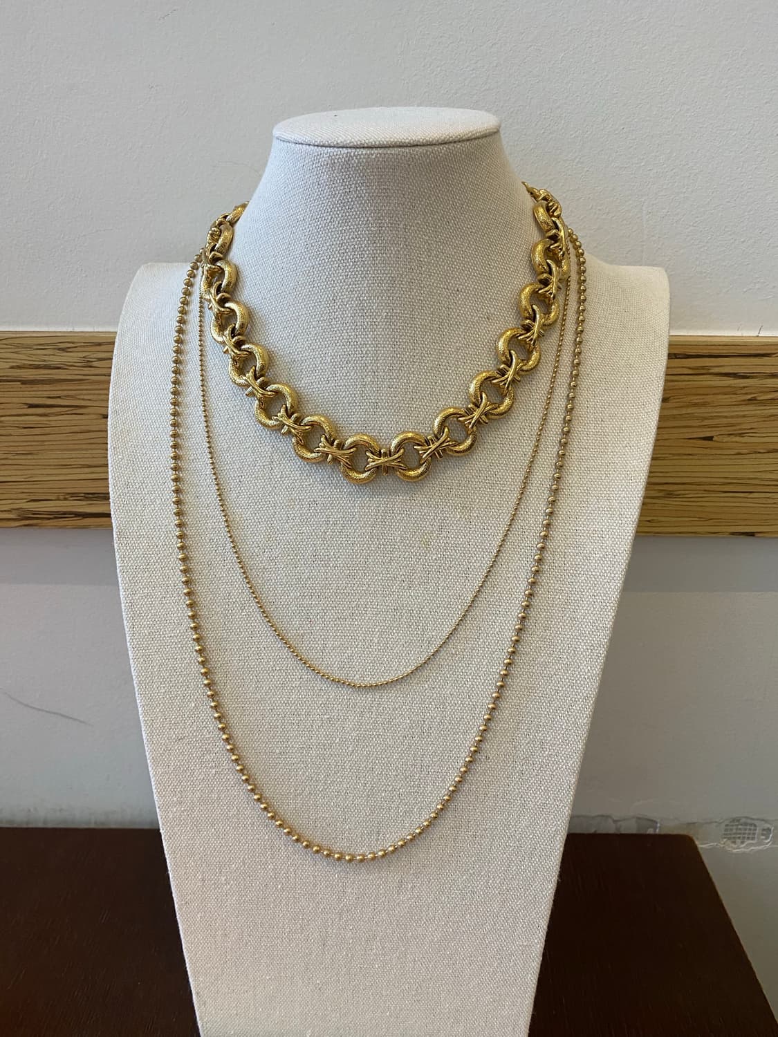 Monet 골드 체인 목걸이 상품이미지1