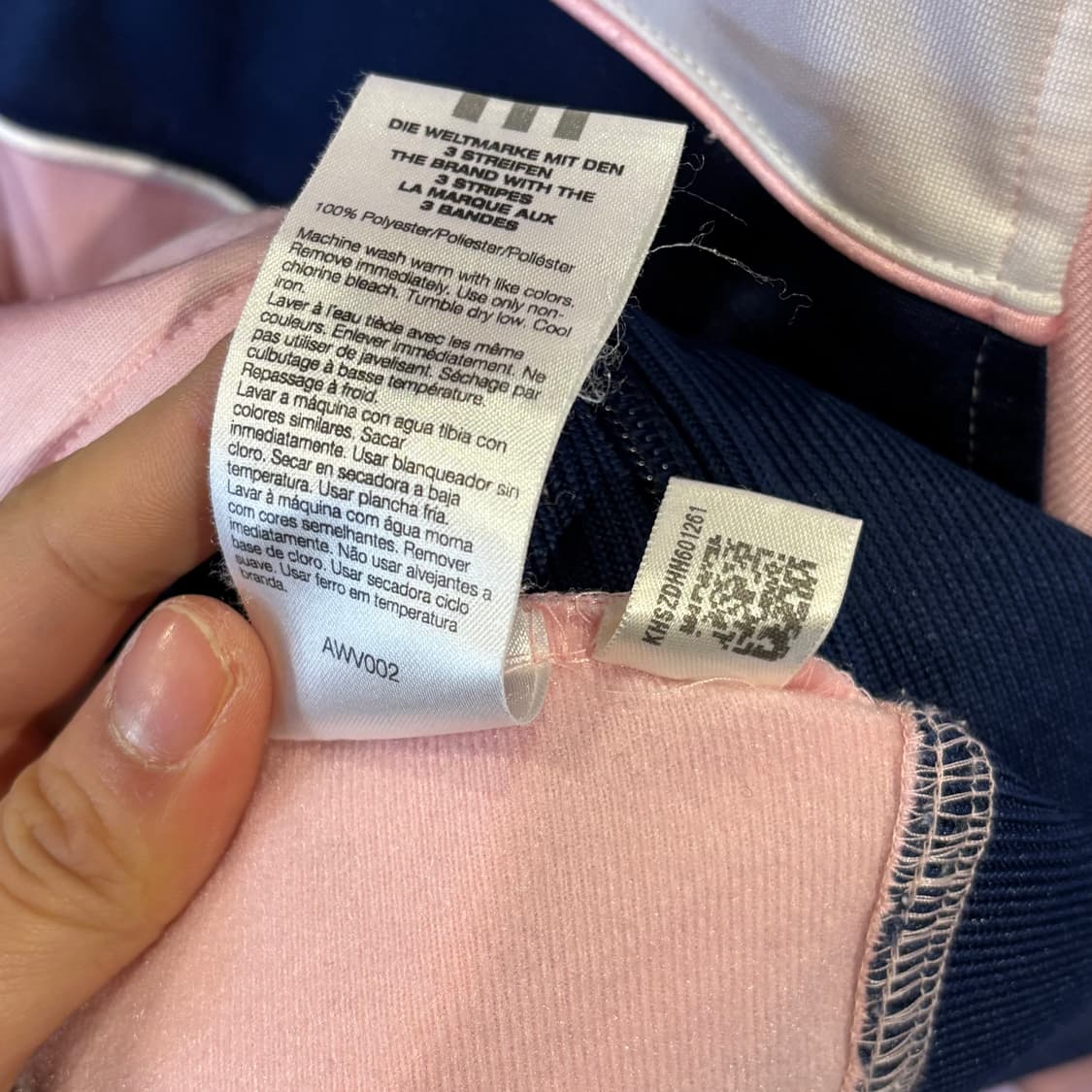 아디다스 연핑크 네이비 희귀 트랙탑 져지 상품이미지7