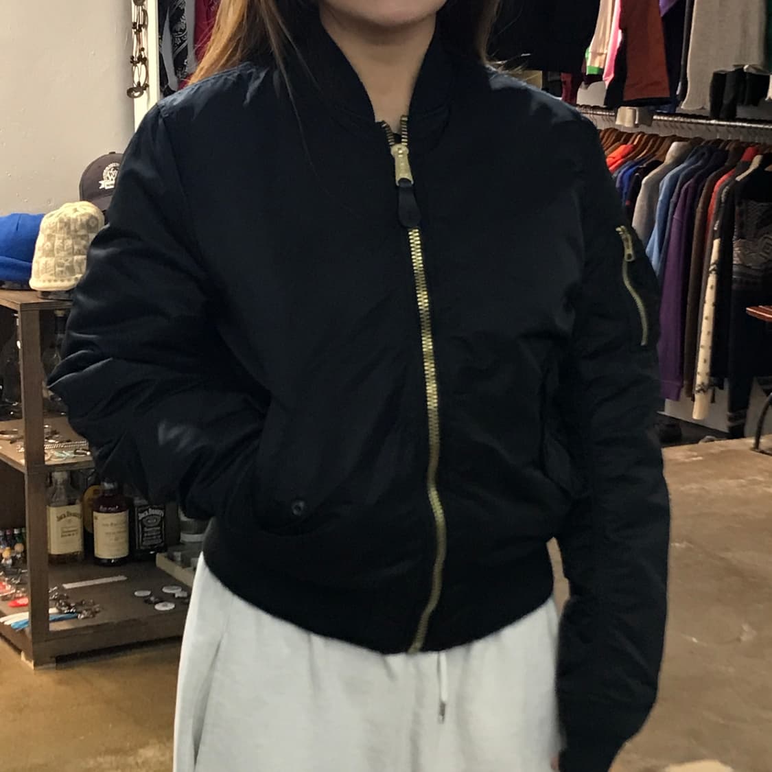 알파인더스트리 블랙 MA1 항공 점퍼 남성 97 여성 55 66 사이즈 상품이미지6