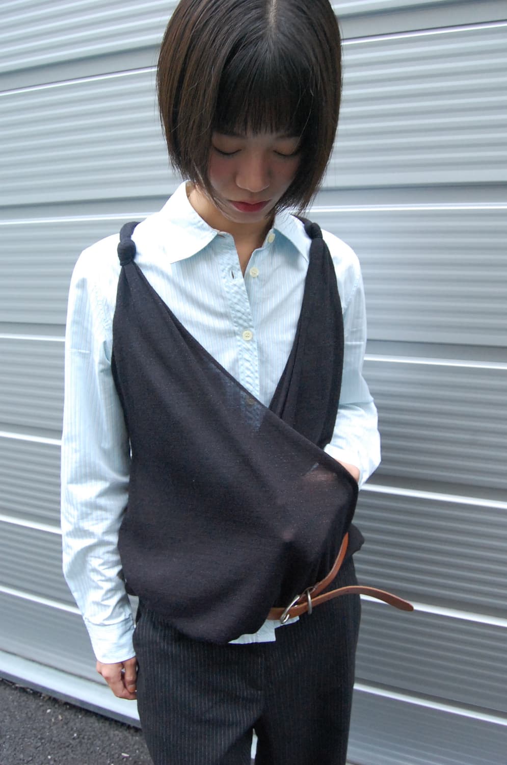 Calvin klein wrap balloon sleeveless 상품이미지1