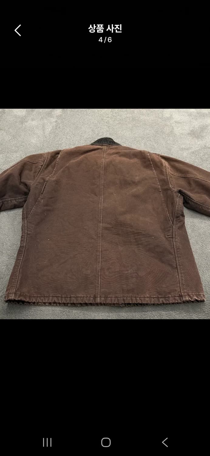 [정품/2XL] C02 DKB 칼하트 브라운 초어자켓 c1 상품이미지4