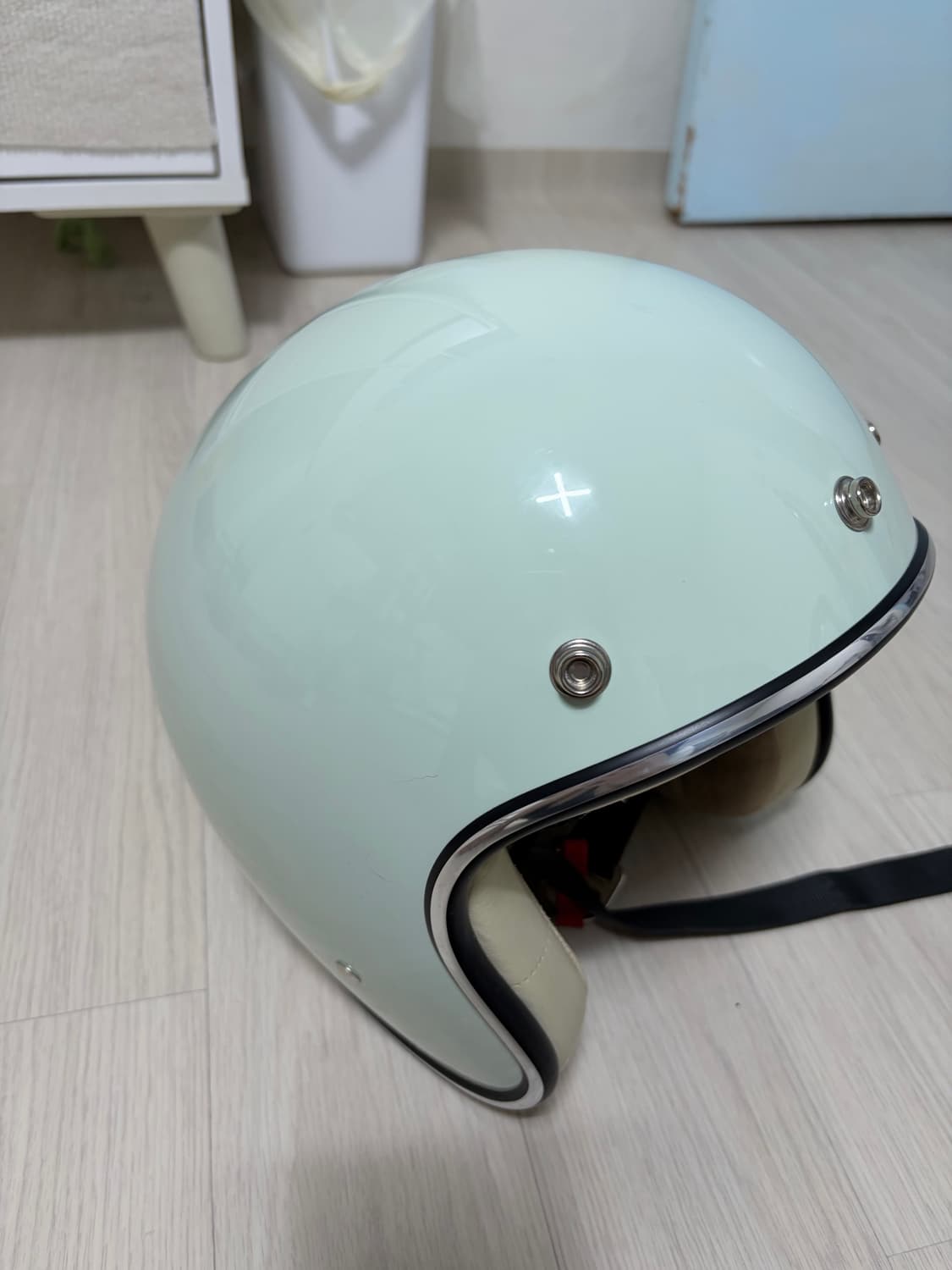 쿤타치 모즈 민트 유광 M사이즈 오픈페이스 헬멧 상품이미지3