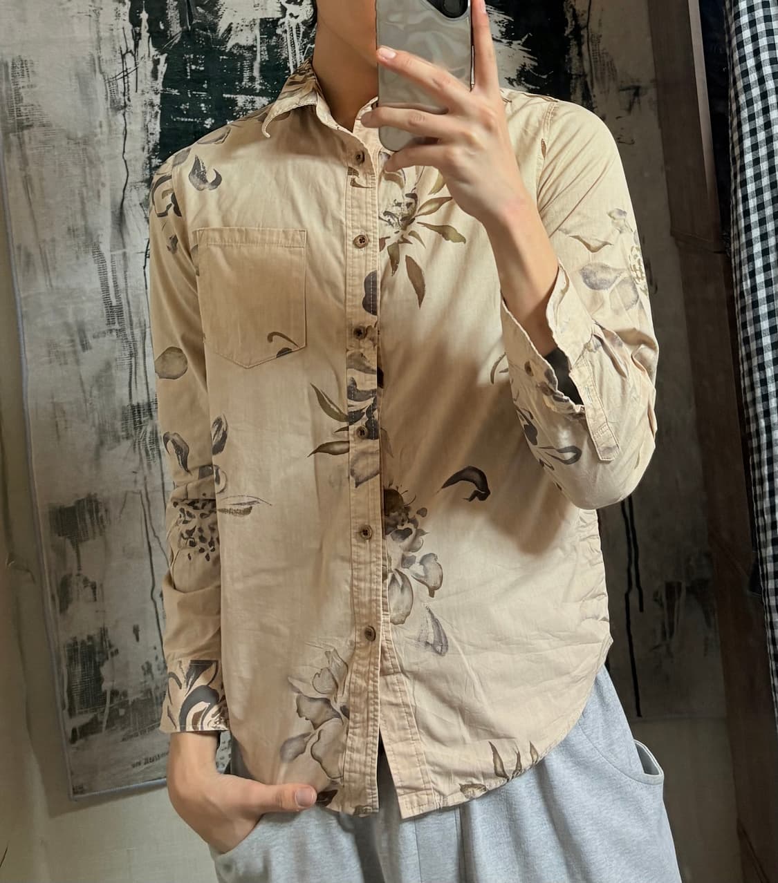 PAL'LAS PALACE  flower shirt 상품이미지1