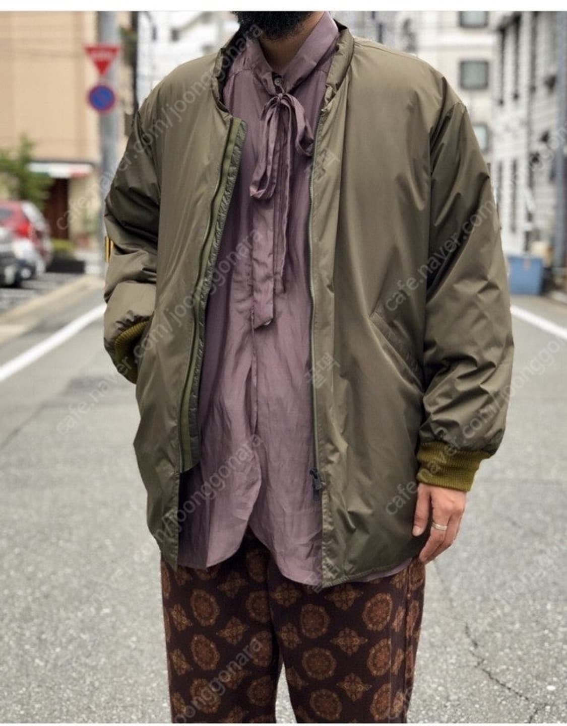 니들스 스탠드 칼라 다운 서 코트 상품이미지2