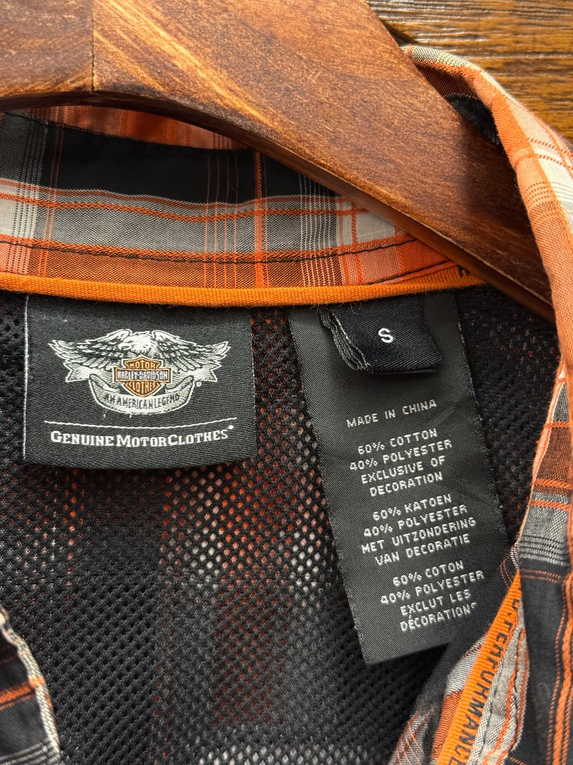 Harley-Davidson Plaid Short Sleeve Shirt 상품이미지7
