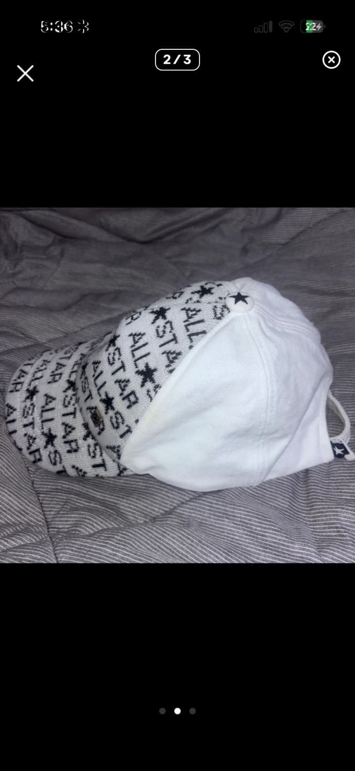 컨버스 빈티지 희귀 볼캡 화이트 상품이미지2