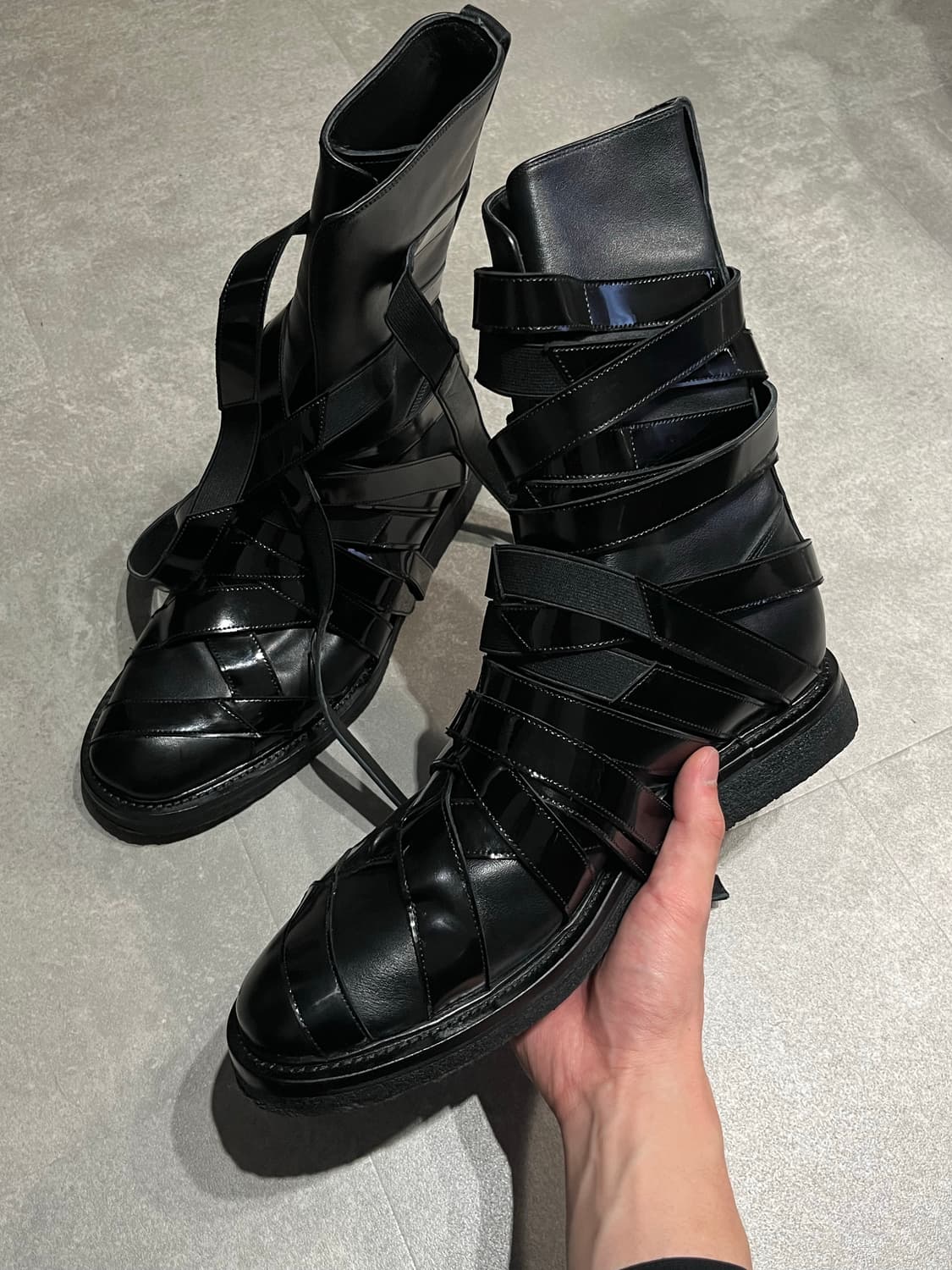 08aw dior homme kris van assche 스트랩 부츠 상품이미지1