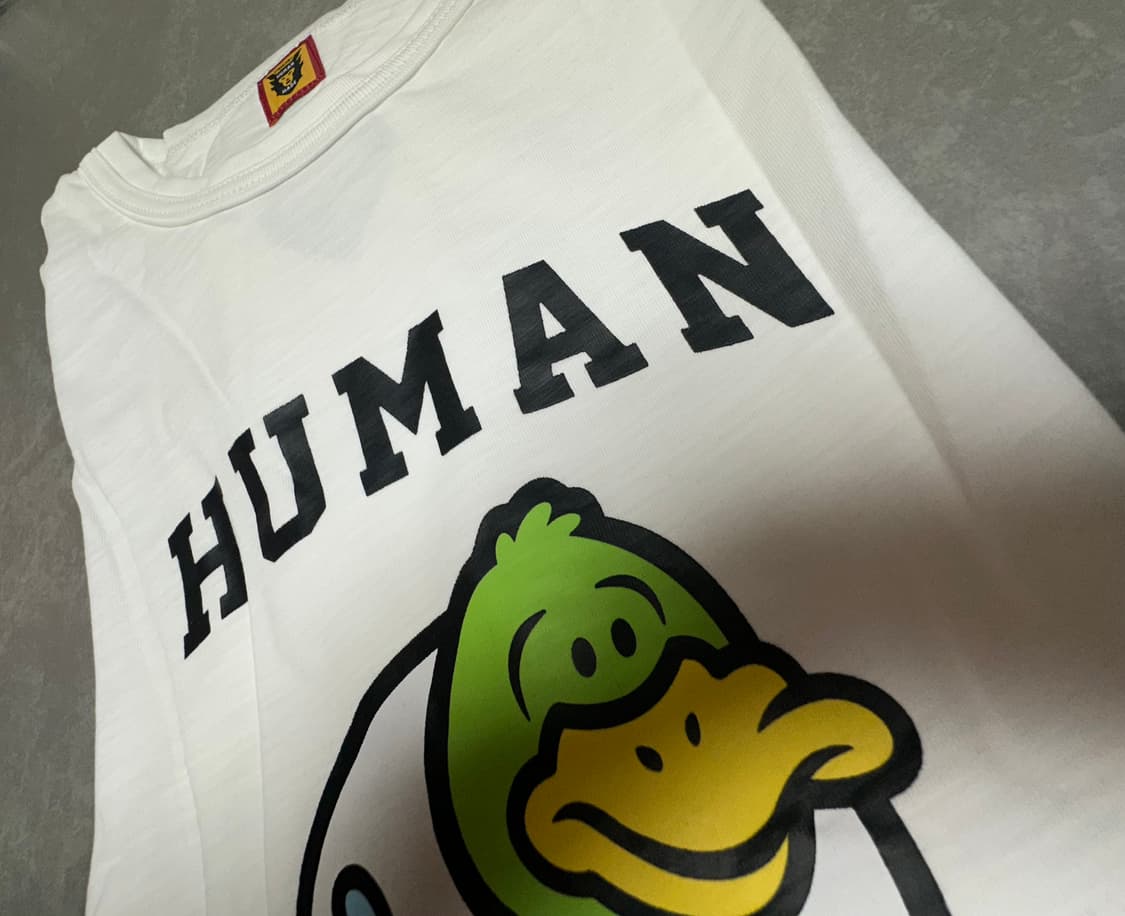 휴먼메이드 #2311 오리 반팔 화이트 상품이미지4