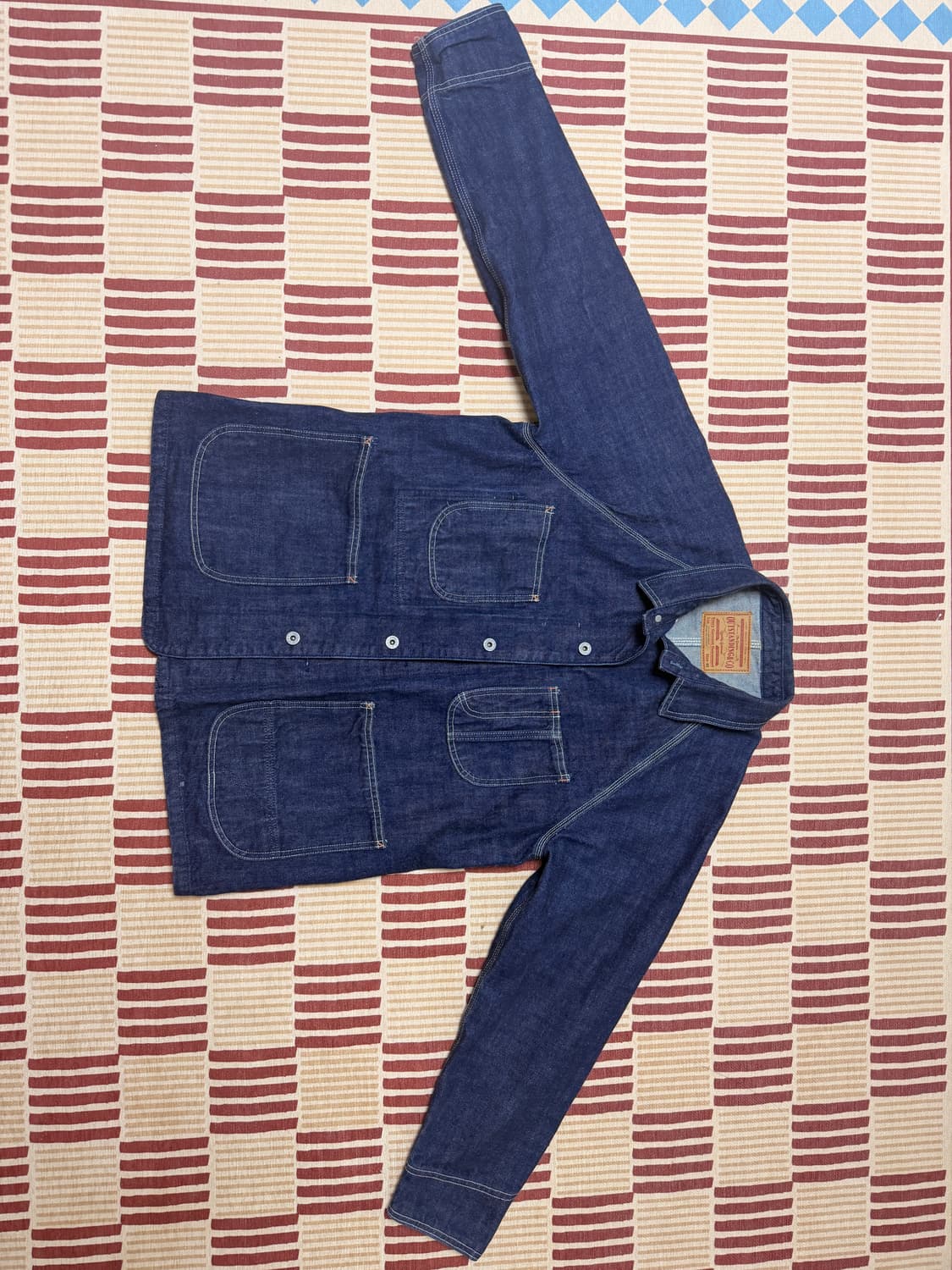 SELVEDGE DENIM COVER ALL JACKET_INDIGO 상품이미지1