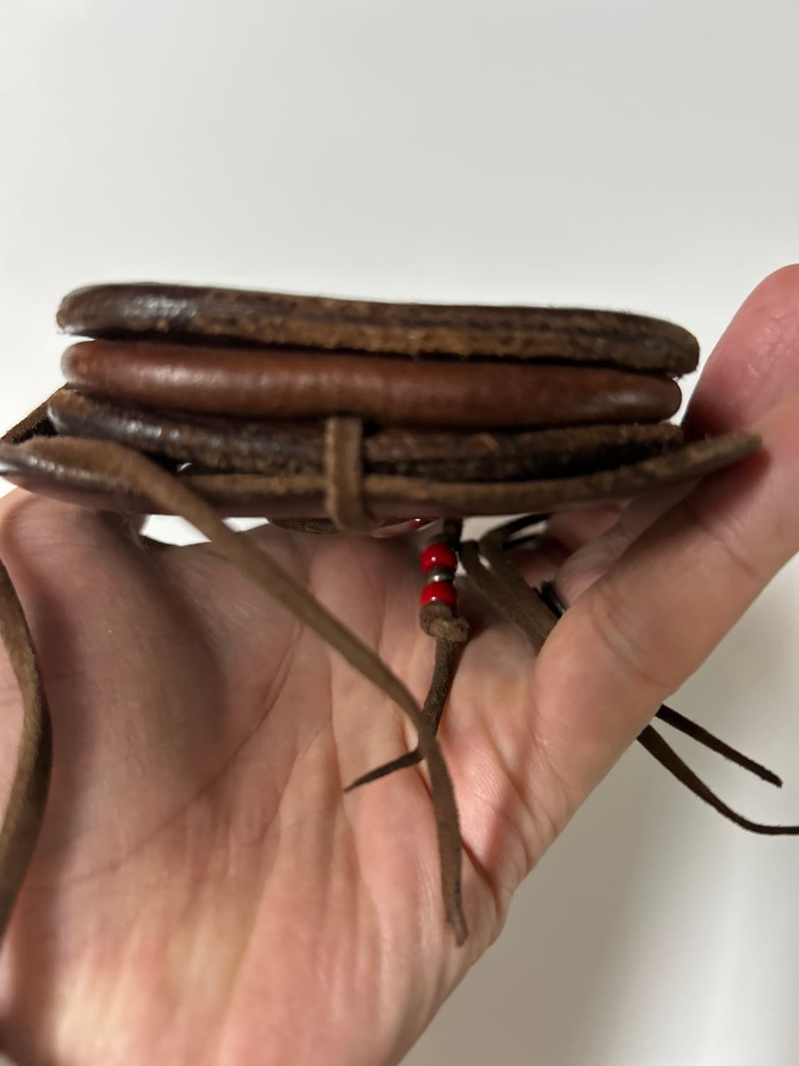 GOROS 고로스 이글콘초 새들레더 시가렛케이스백 상품이미지5