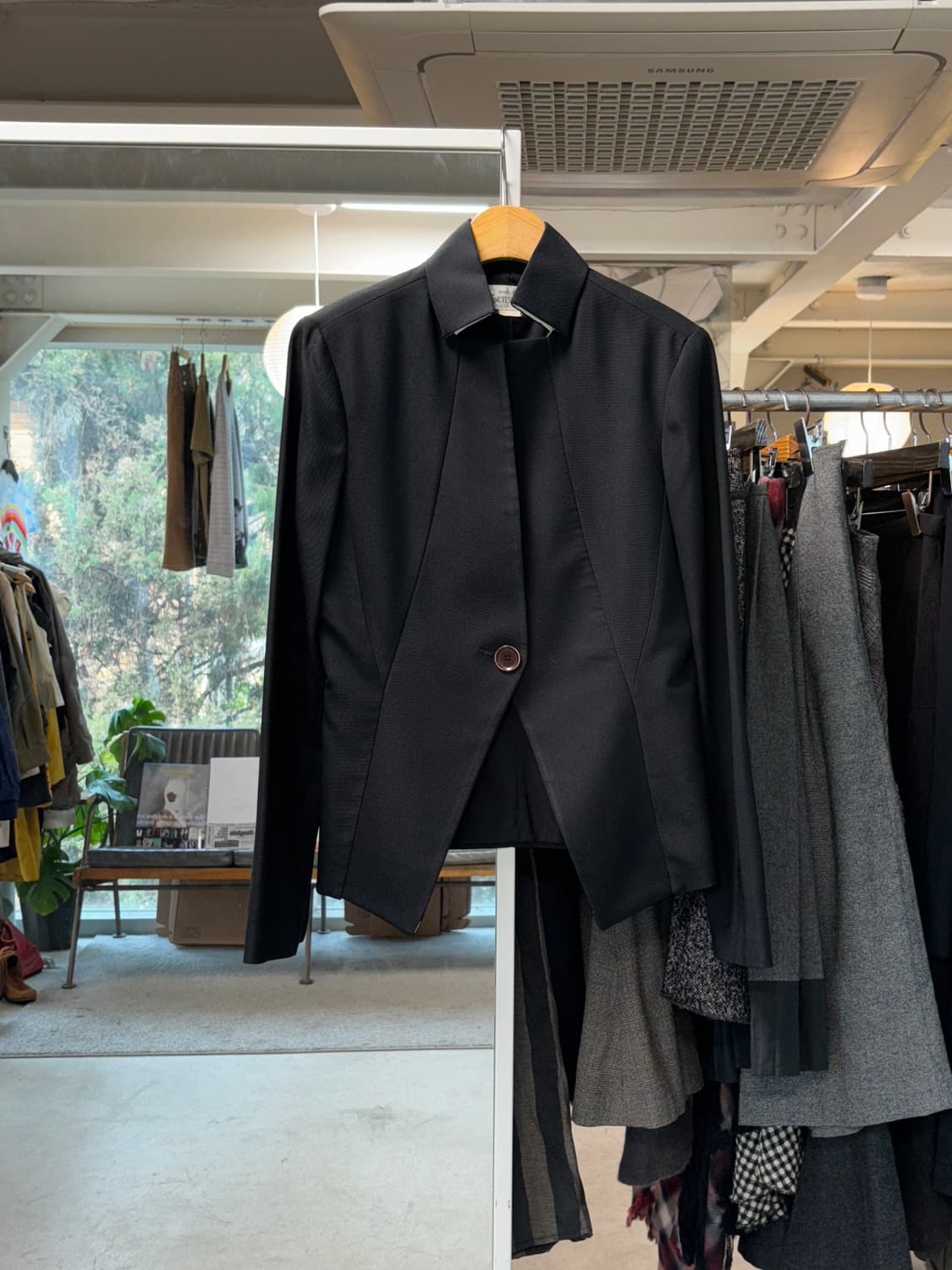 빈티지 스탠드 카라 자켓 상품이미지1