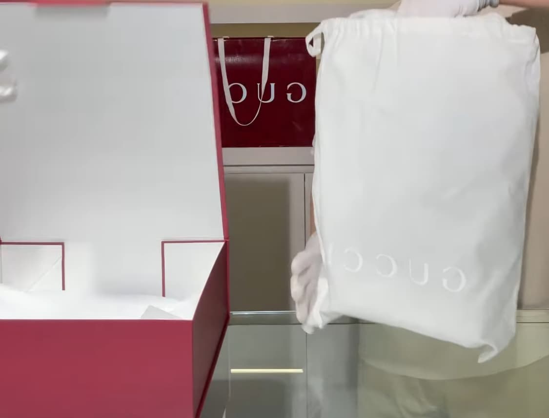 구찌 GG 마몽 미니 토트백 블랙 상품이미지5