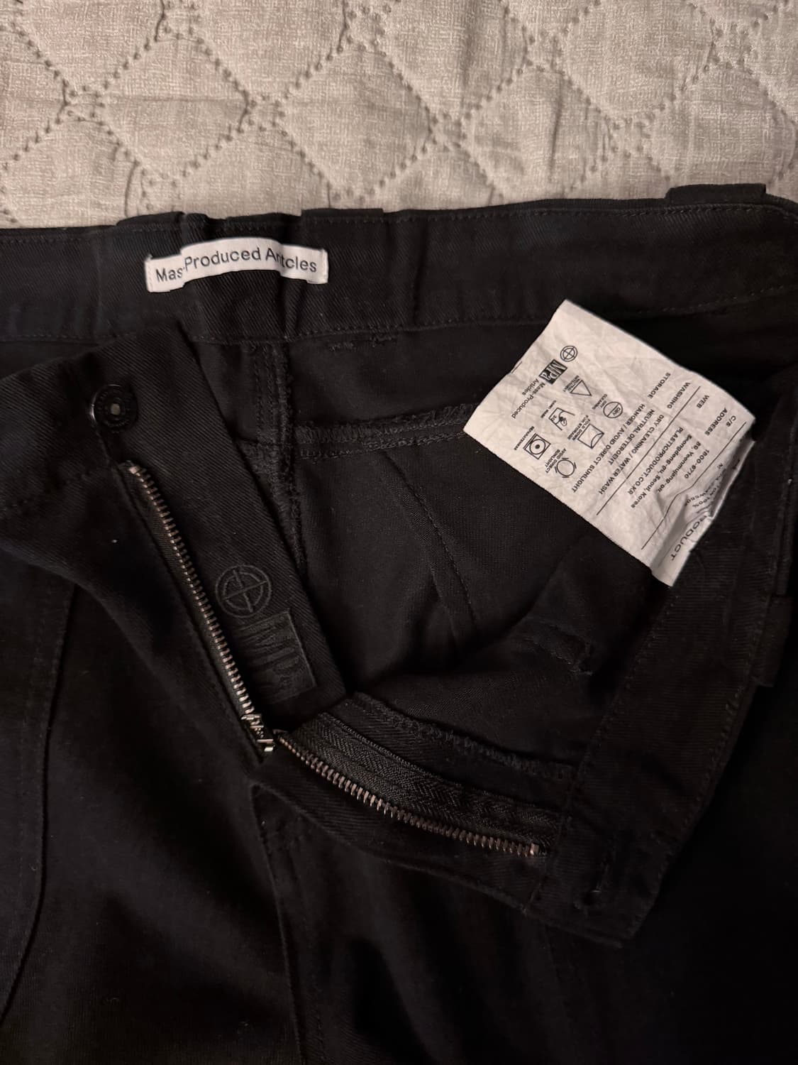 플라스틱프로덕트 웨이브 지퍼 팬츠  상품이미지4