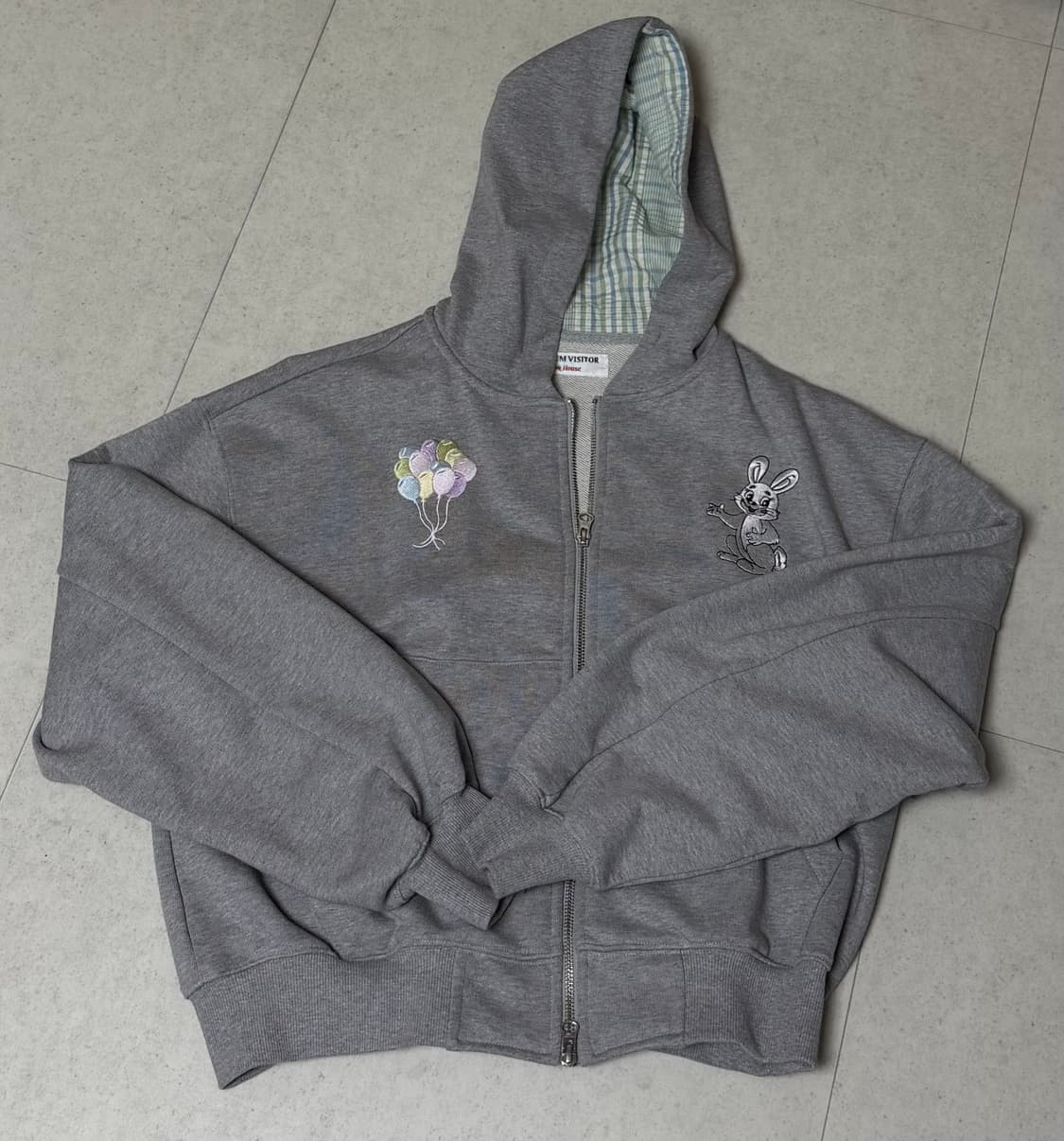 더뮤지엄비지터 후드집업 공용 M  상품이미지5