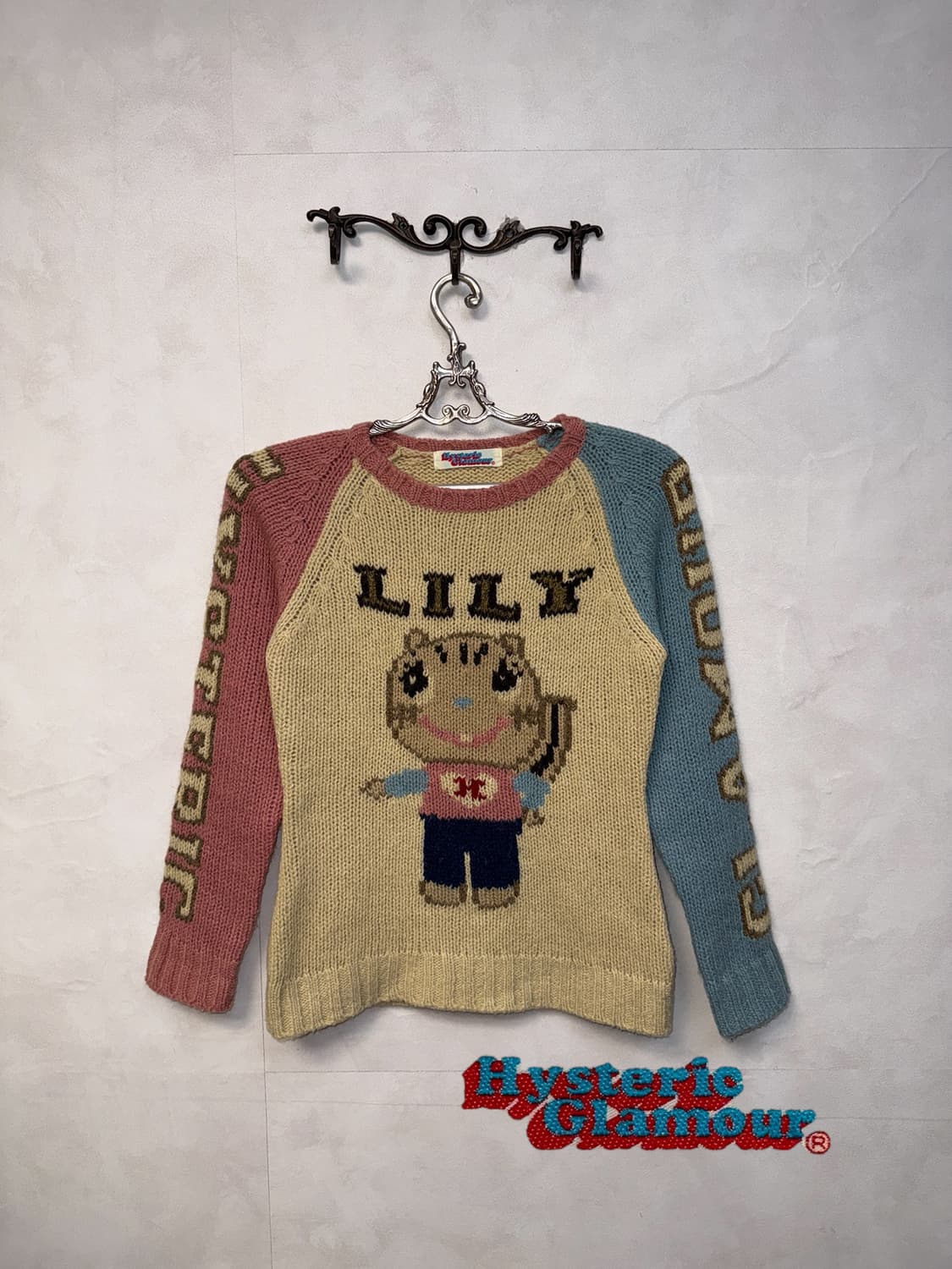 HYSTERIC GLAMOUR lettering wool knit 상품이미지1
