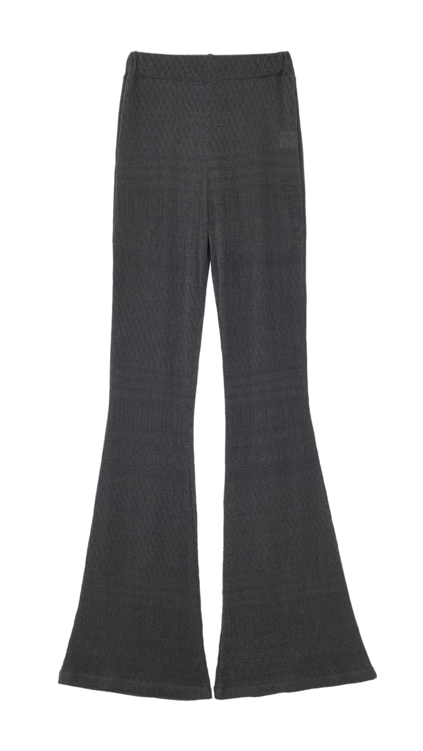 Eyelet boot-cut pants 상품이미지2