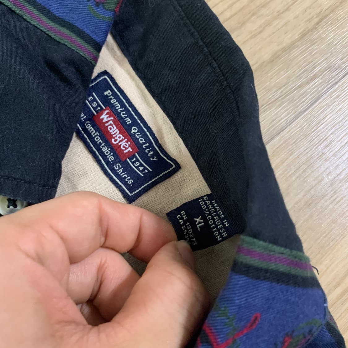 L-105) Wrangler 랭글러 커스텀 워크셔츠 상품이미지4
