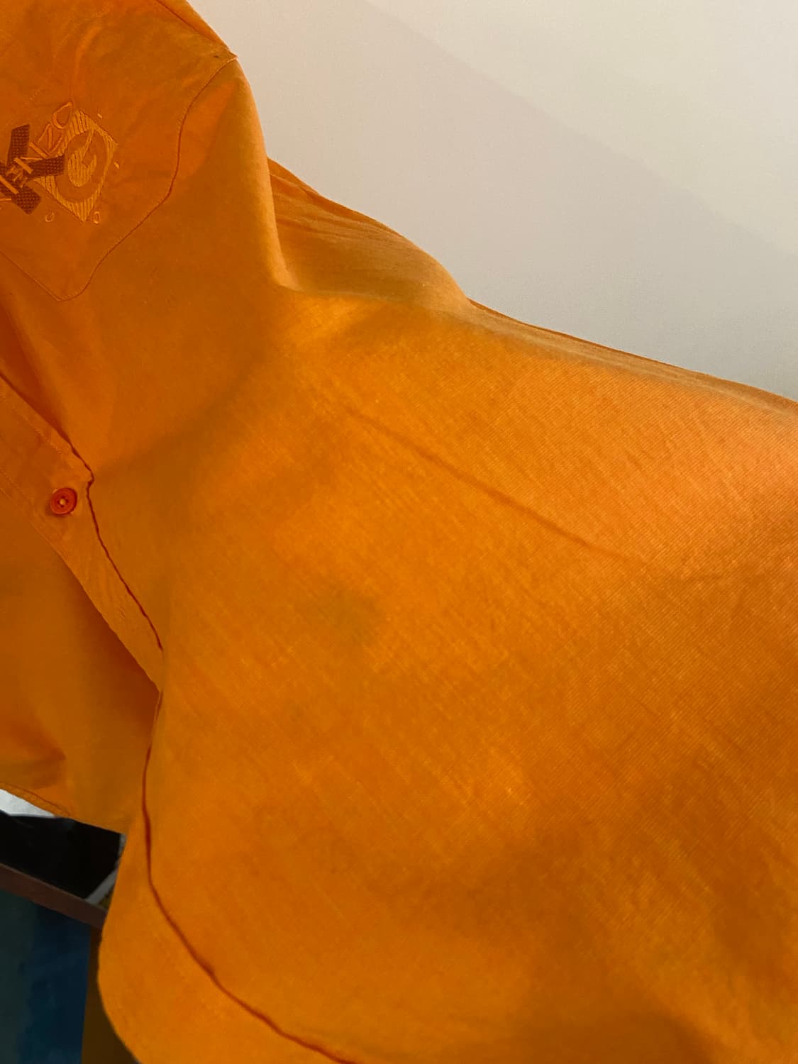 KENZO 겐조 오렌지색 반팔 셔츠 상품이미지7