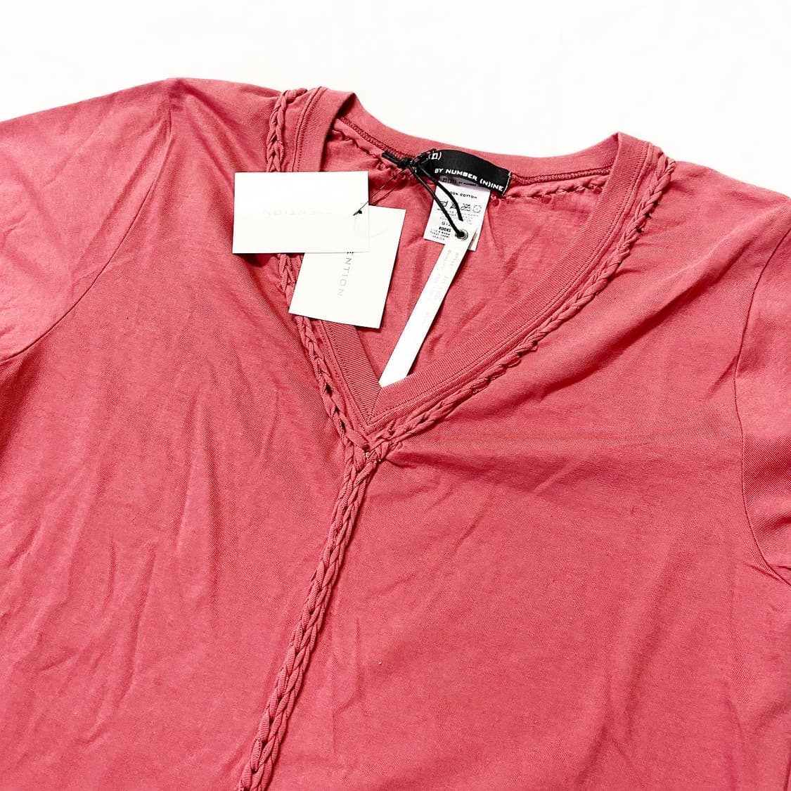 [신품] 넘버나인 - 14SS 뜨개질 티셔츠 상품이미지2