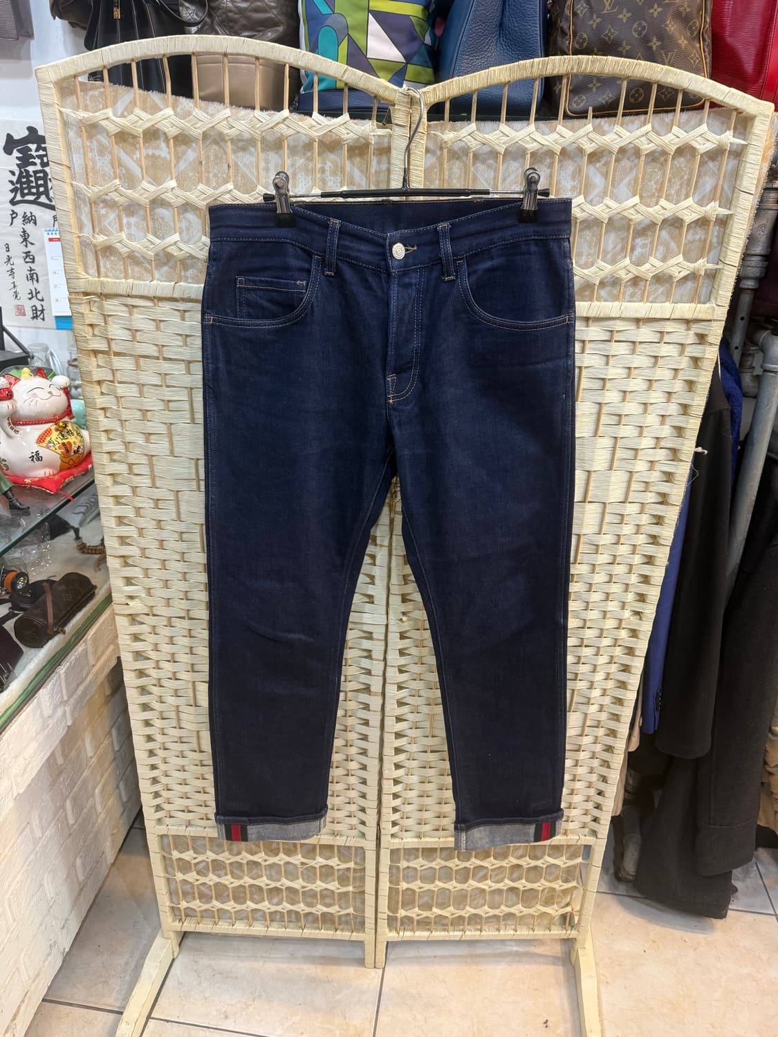 33/21ss 정품 구찌 데님바지 팝니다 상품이미지1