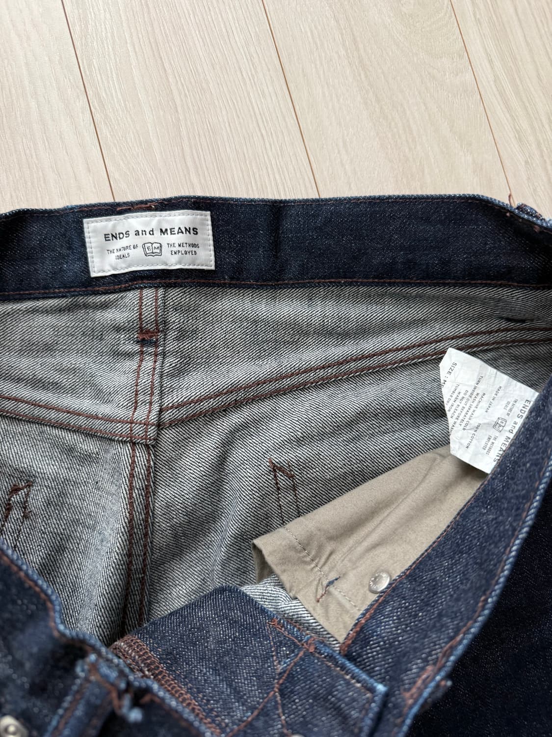 Ends and means 5포켓 인디고 M 상품이미지3