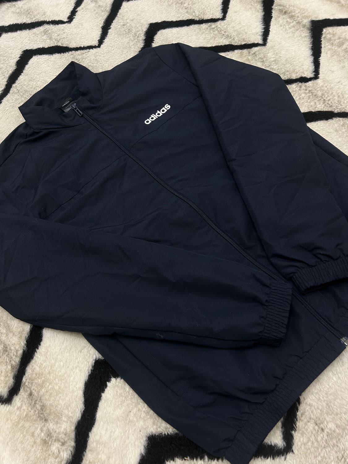 [L]아디다스 우븐 바람막이/짙은네이비 상품이미지2