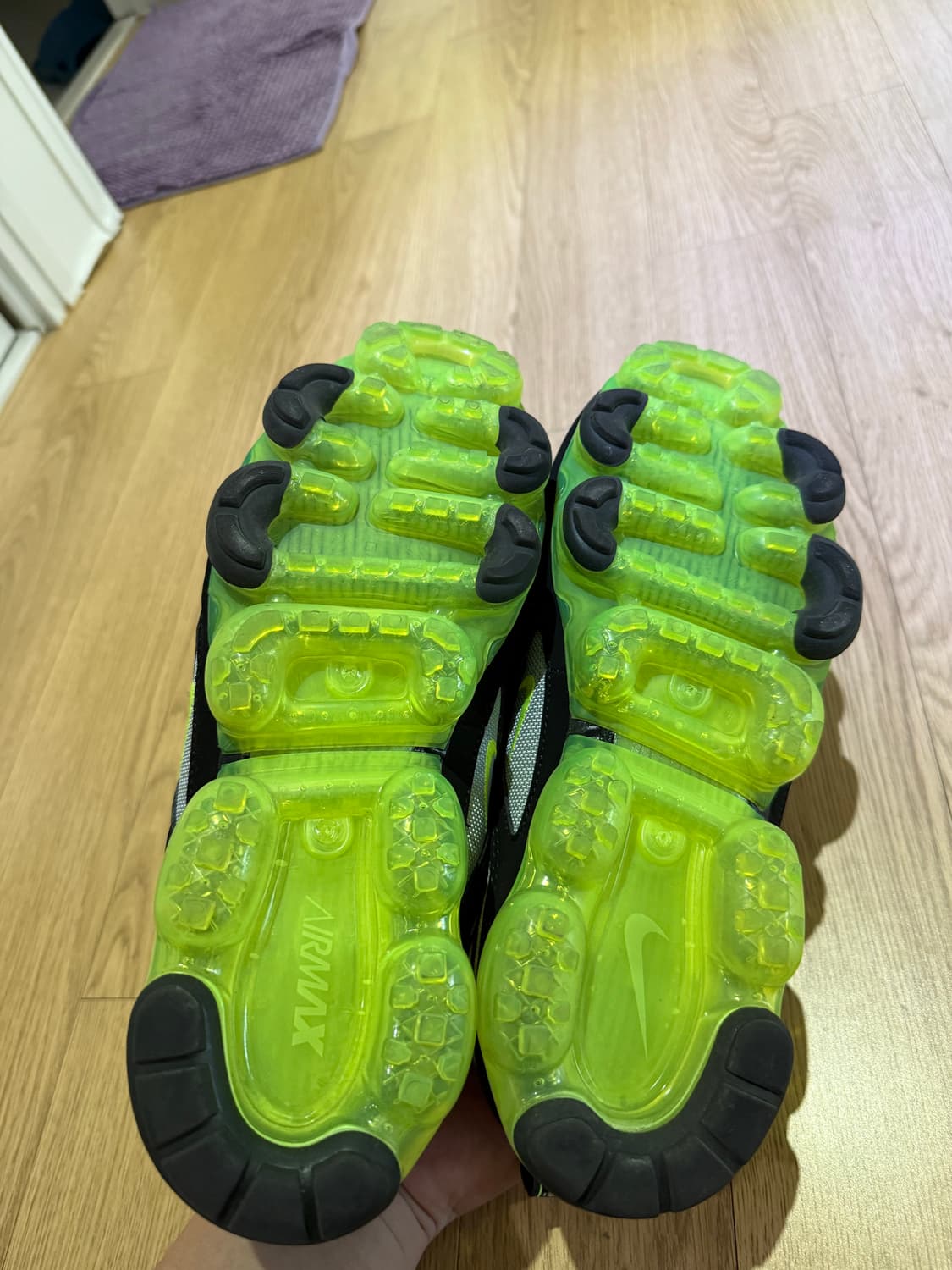 [신제품급]나이키 에어맥스 97 베이퍼맥스 블랙/실버 275 상품이미지3