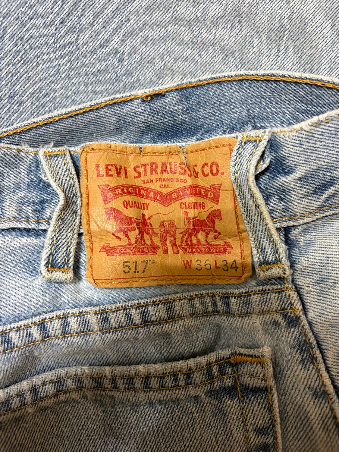 00s 빈티지 리바이스 517 36/34 상품이미지2