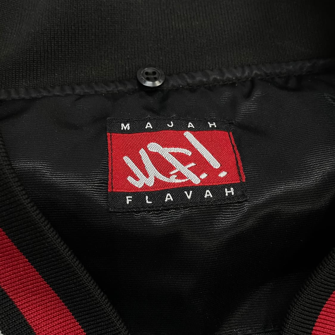 마자플라바 슬러거 로고 베이스볼 자켓 블랙 상품이미지3