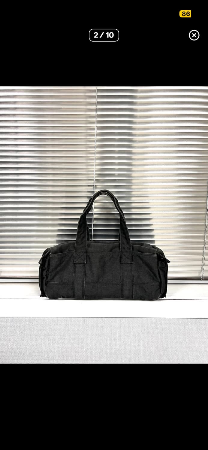 PORTER SMOKY - BOSTON BAG L (Black) 상품이미지2