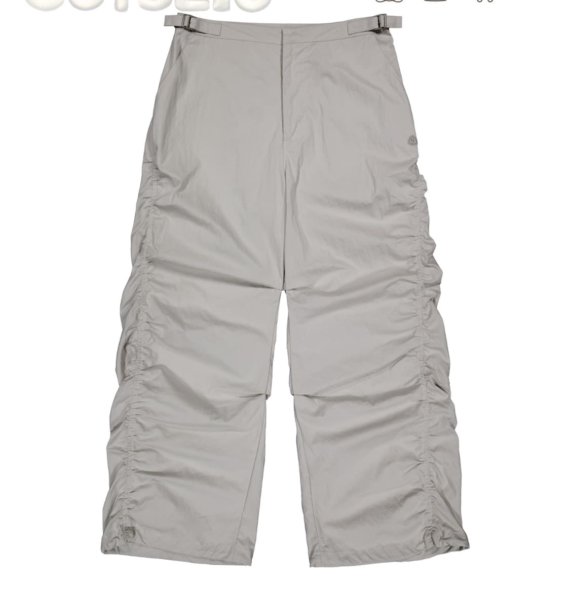 코이세이오 퍼커링 팬츠 아이보리 상품이미지1