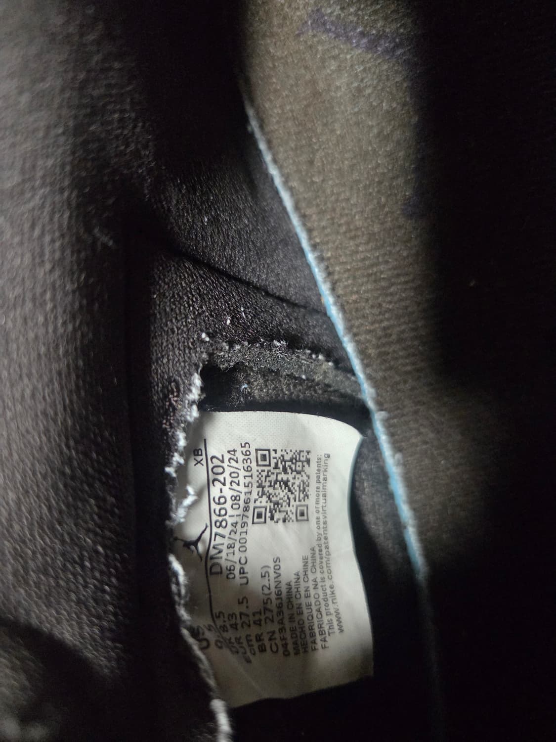 [275] 나이키 조던 1 트래비스 스캇 벨벳 브라운 상품이미지7