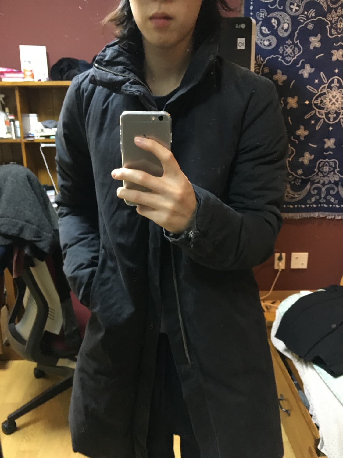 포엠 보헤미안 하이넥 롱패딩 상품이미지6