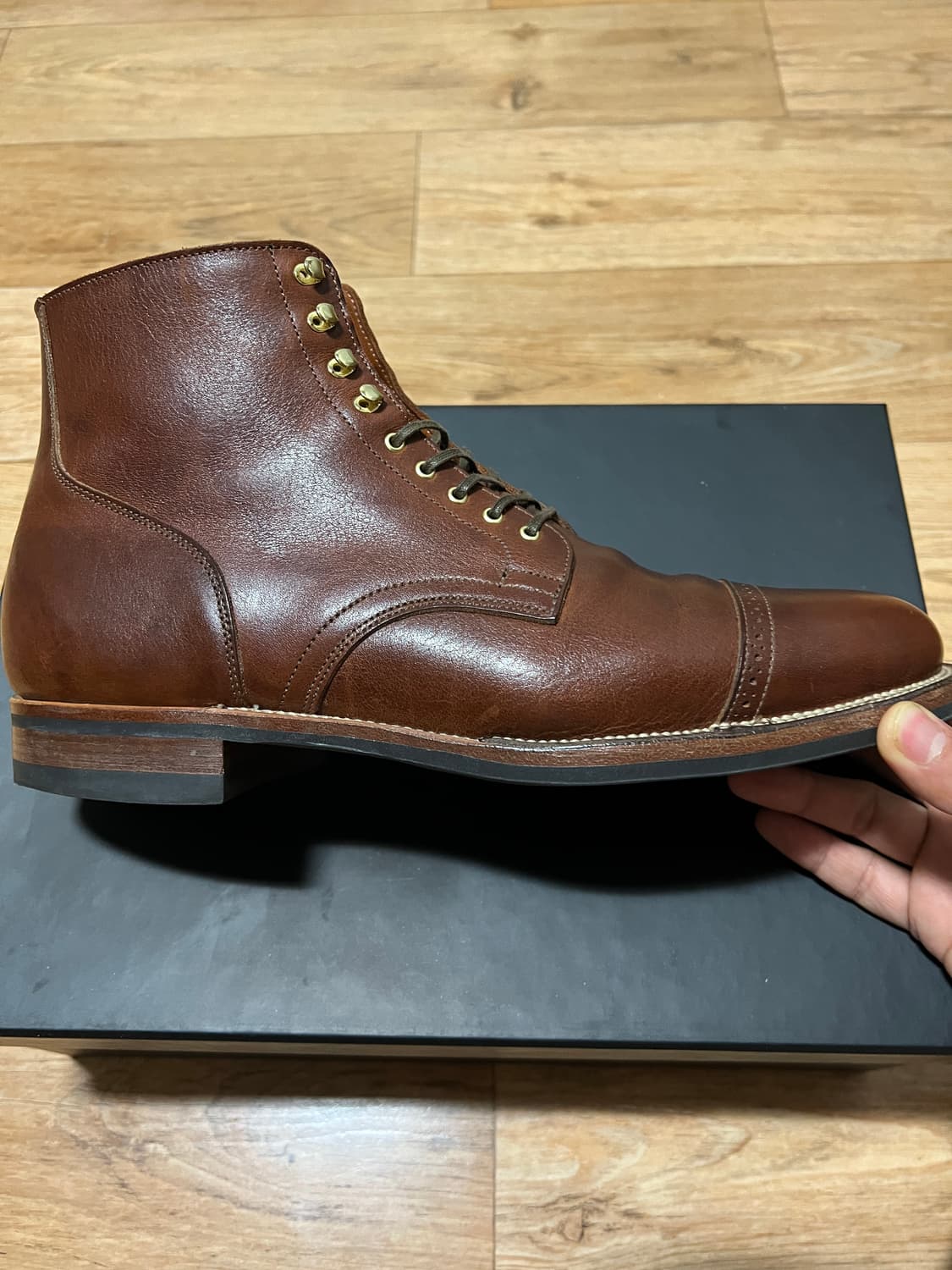 바이버그 2030 서비스부츠 9E whiskey regency calf 상품이미지5