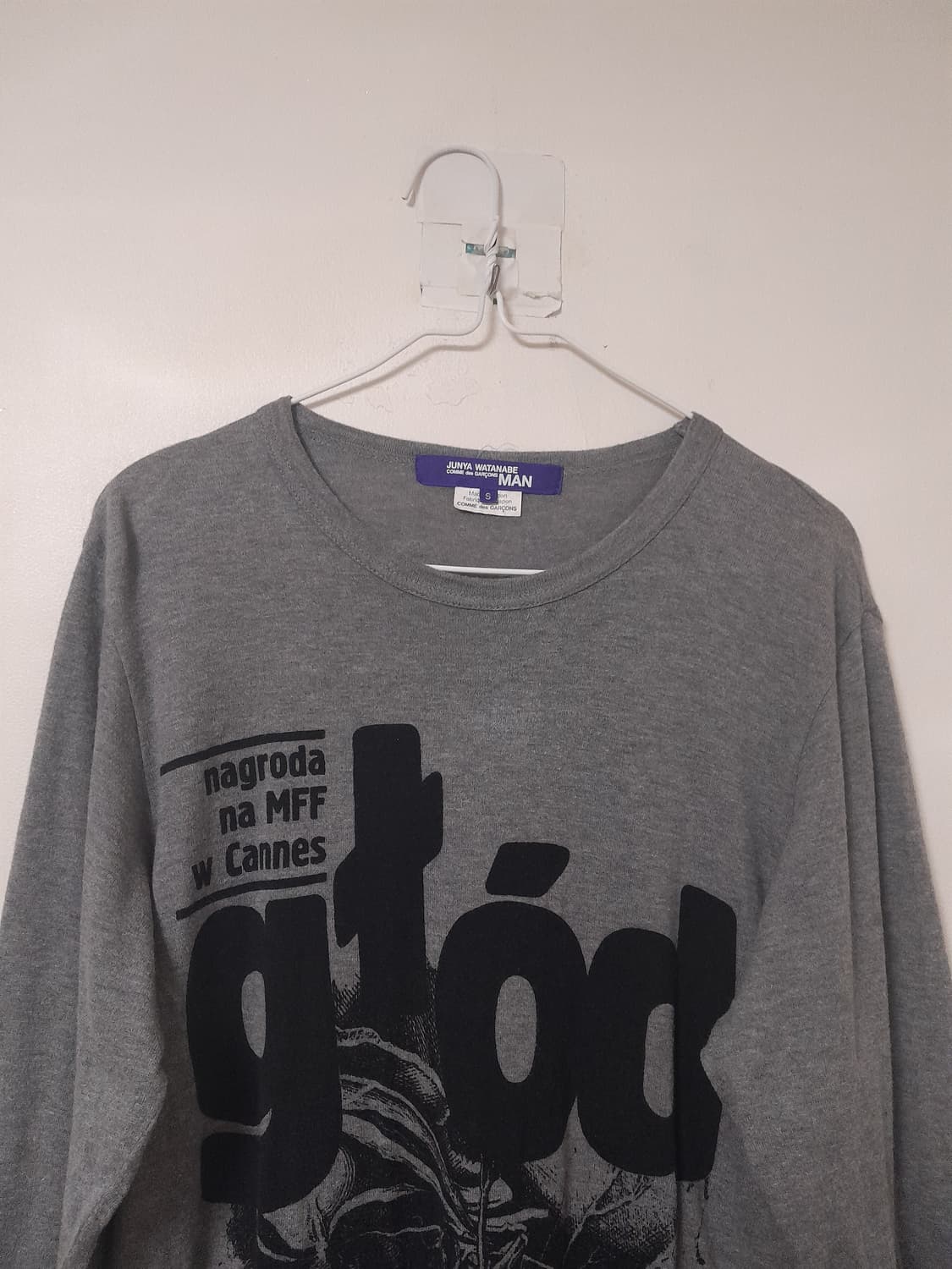 꼼데가르송/준야와타나베 그래픽 티셔츠 S/100 상품이미지2