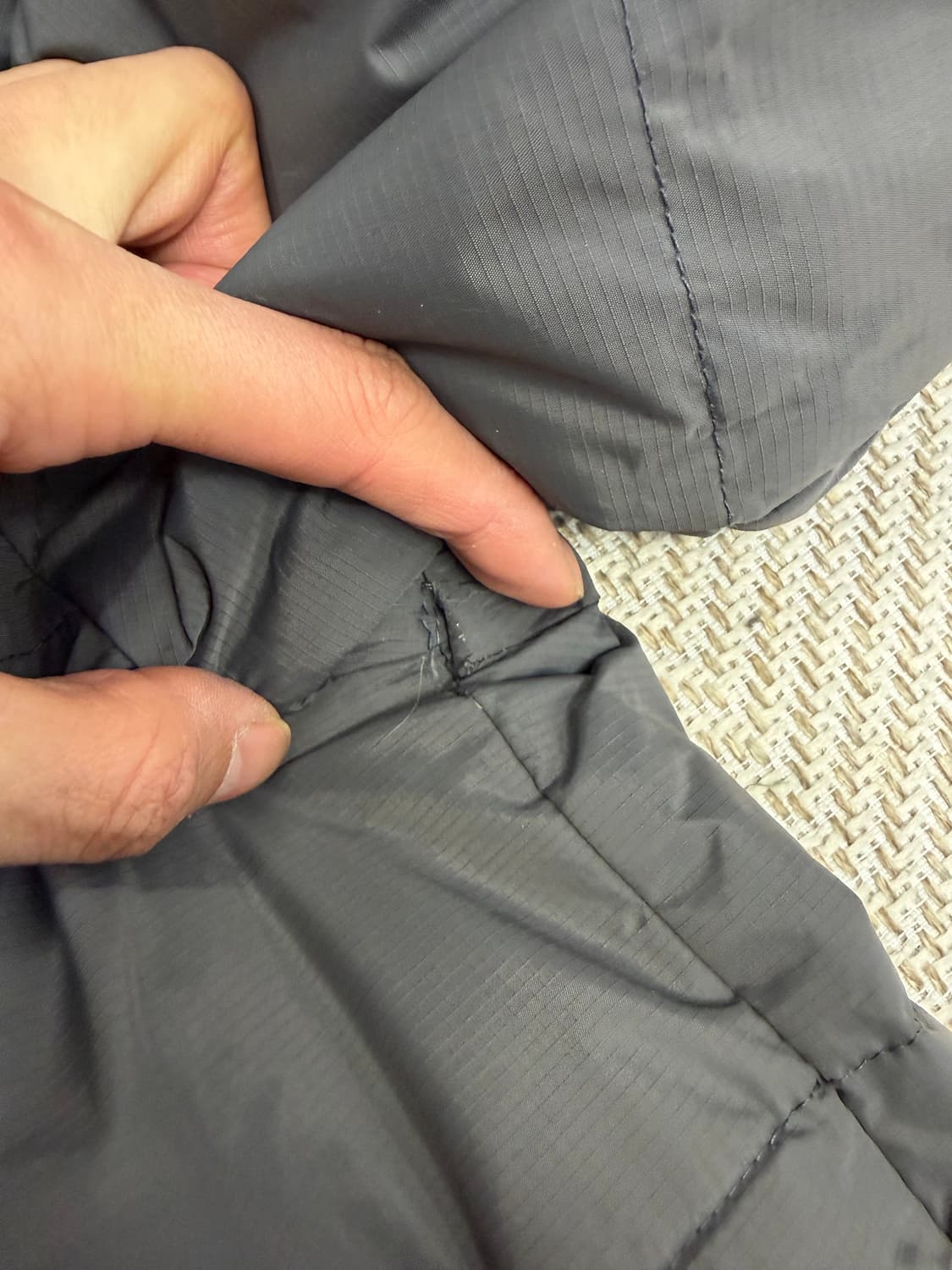 정품) 슈퍼드라이 남성 패딩 L 상품이미지6