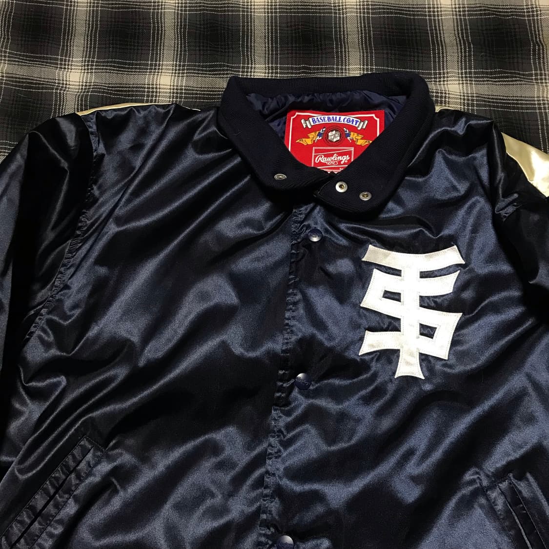 레어 90s 재팬 리얼 베이스볼 스타디움 자켓 상품이미지2