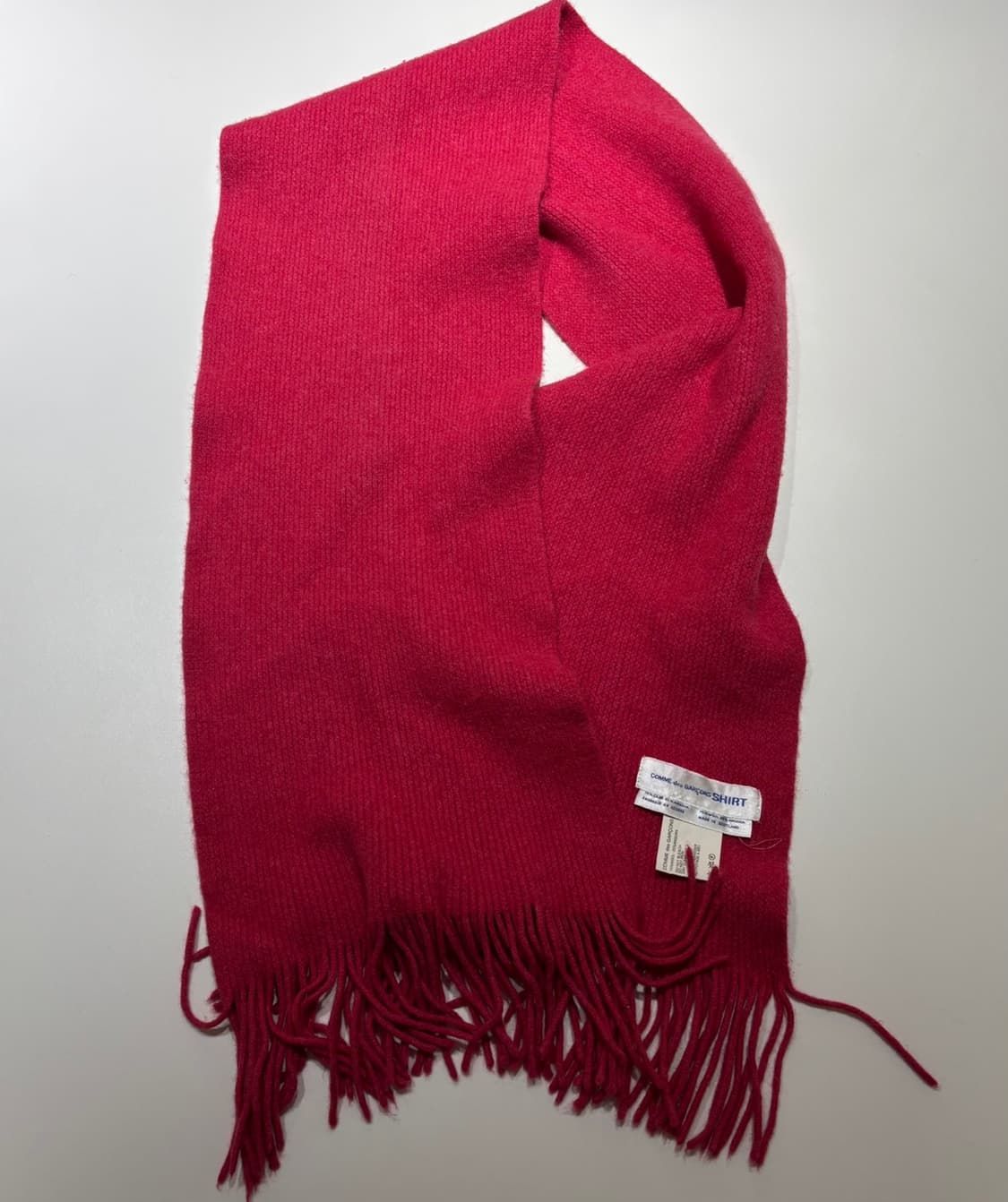 꼼데가르송 셔츠 비비드 머플러 상품이미지3