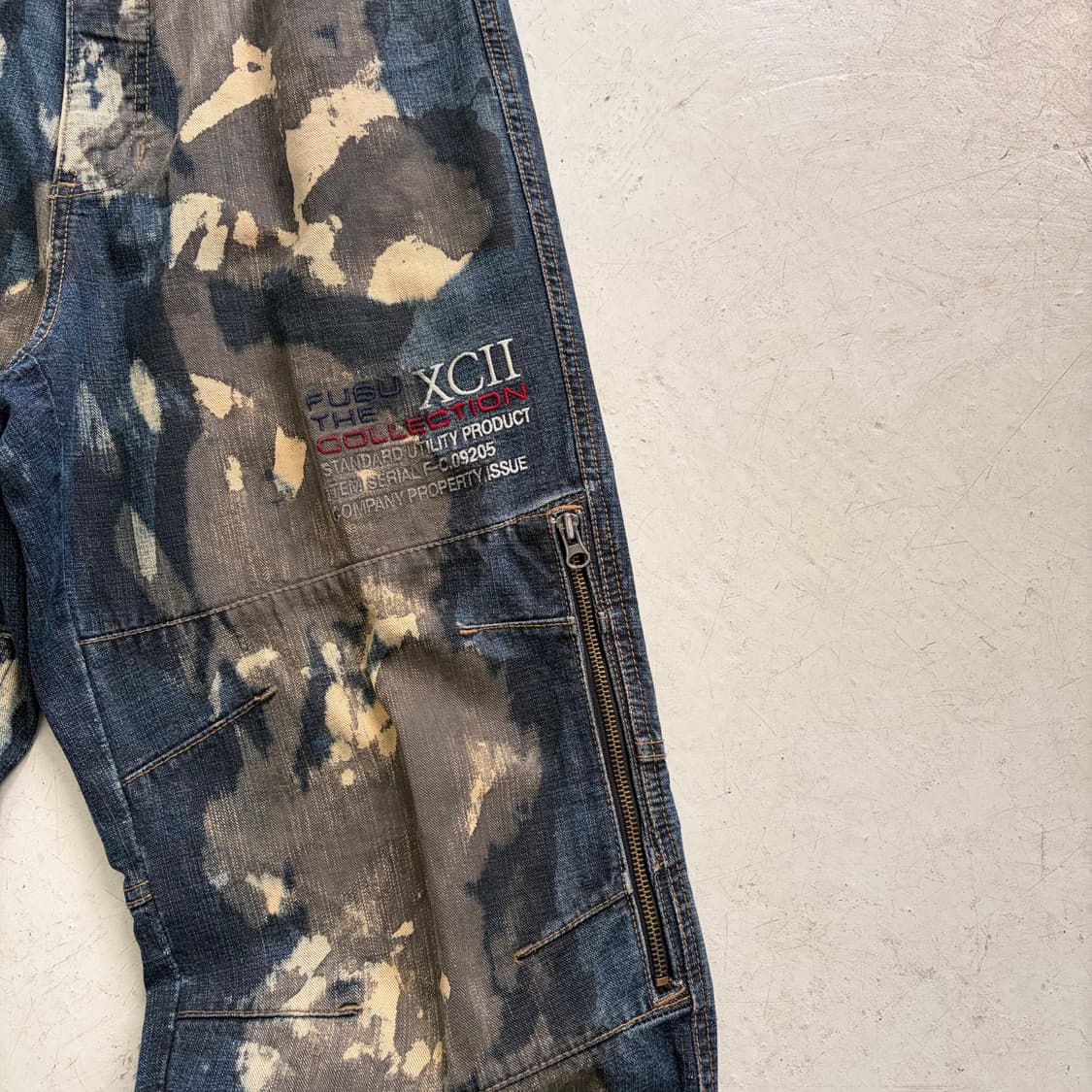 00s FUBU 후부 빈티지 올드스쿨 데님팬츠 30 상품이미지4