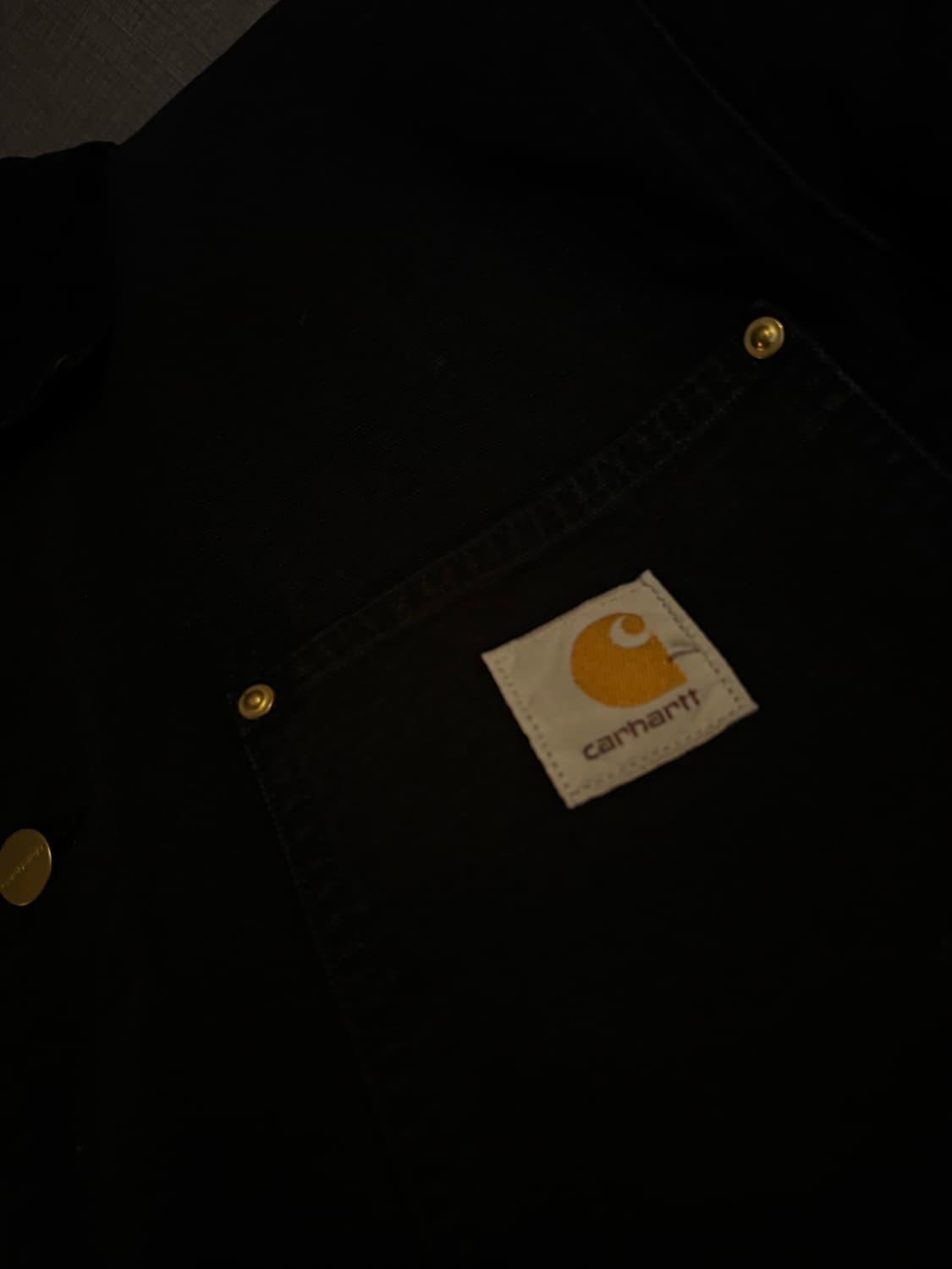 칼하트 OG 초어 코트 블랙 M 새상품 상품이미지6